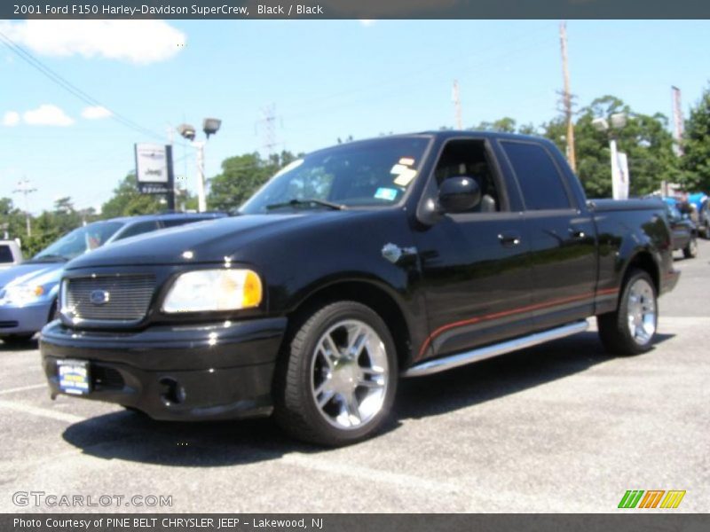 Black / Black 2001 Ford F150 Harley-Davidson SuperCrew