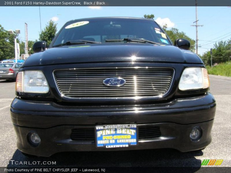 Black / Black 2001 Ford F150 Harley-Davidson SuperCrew