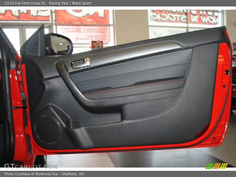 Racing Red / Black Sport 2010 Kia Forte Koup SX
