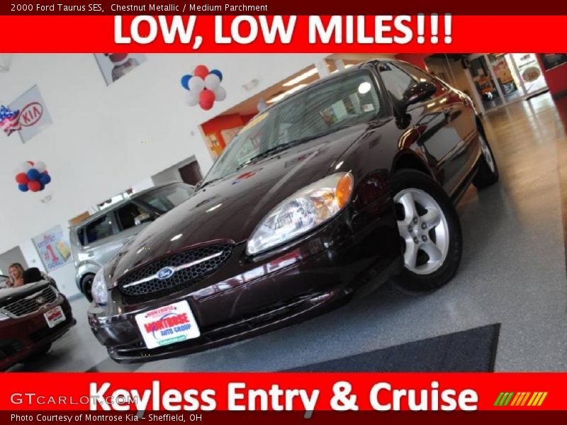 Chestnut Metallic / Medium Parchment 2000 Ford Taurus SES