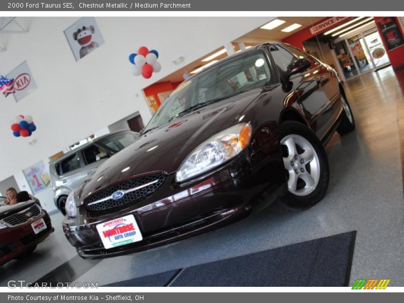 Chestnut Metallic / Medium Parchment 2000 Ford Taurus SES