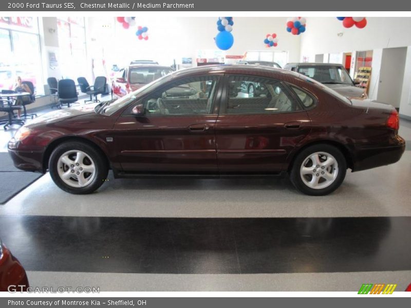 Chestnut Metallic / Medium Parchment 2000 Ford Taurus SES