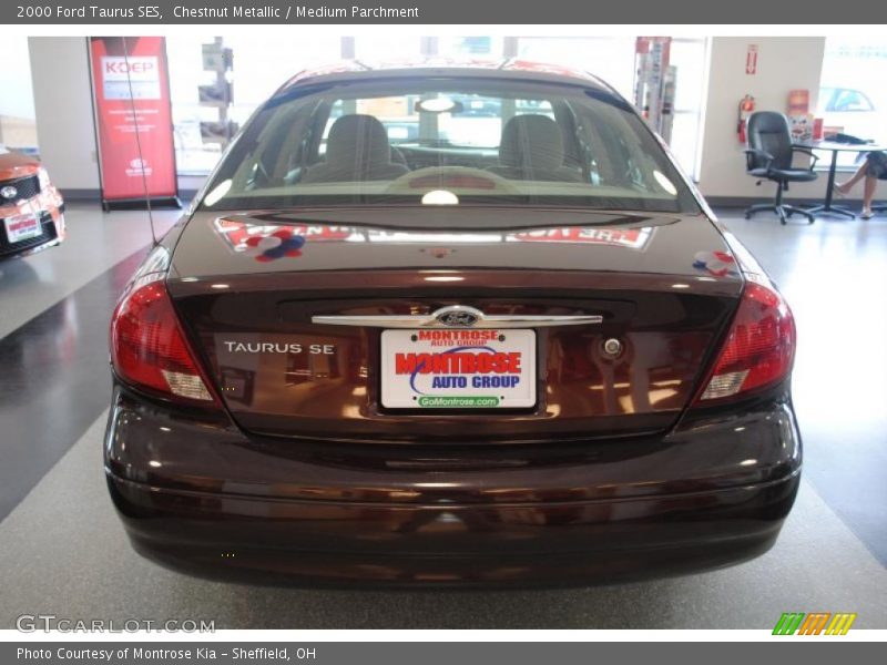 Chestnut Metallic / Medium Parchment 2000 Ford Taurus SES