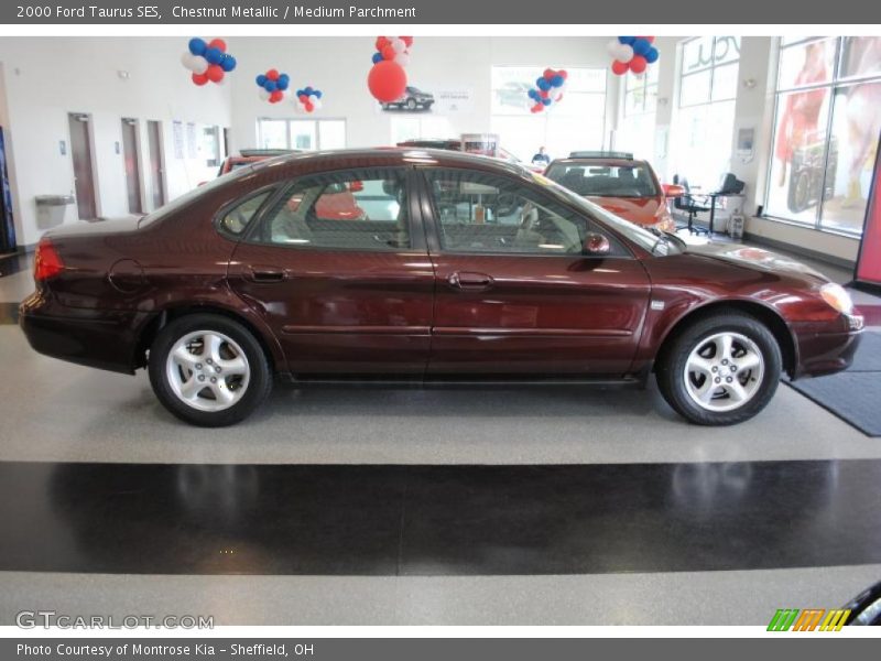 Chestnut Metallic / Medium Parchment 2000 Ford Taurus SES