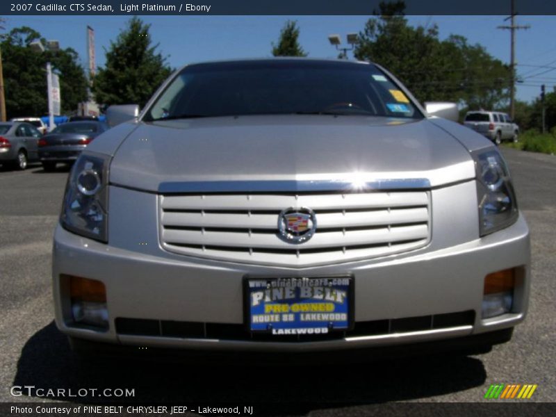 Light Platinum / Ebony 2007 Cadillac CTS Sedan