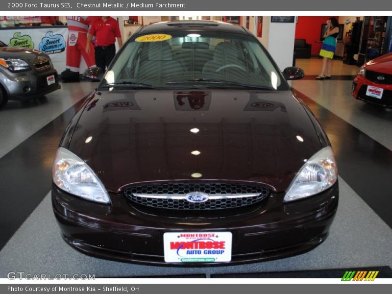 Chestnut Metallic / Medium Parchment 2000 Ford Taurus SES