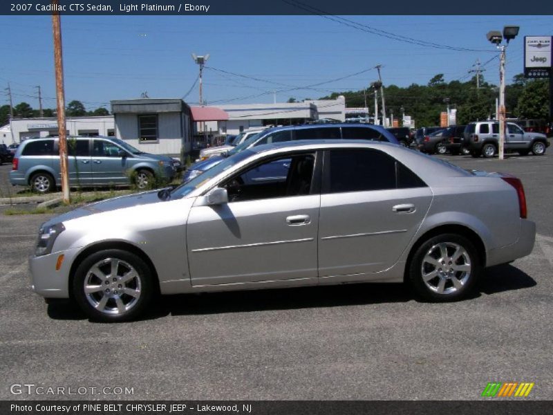 Light Platinum / Ebony 2007 Cadillac CTS Sedan