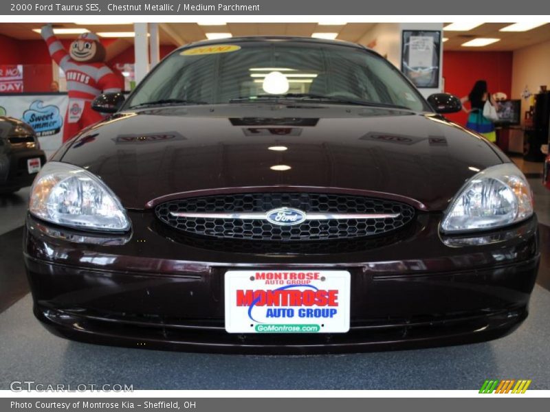 Chestnut Metallic / Medium Parchment 2000 Ford Taurus SES