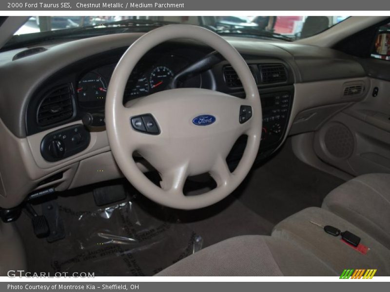 Chestnut Metallic / Medium Parchment 2000 Ford Taurus SES