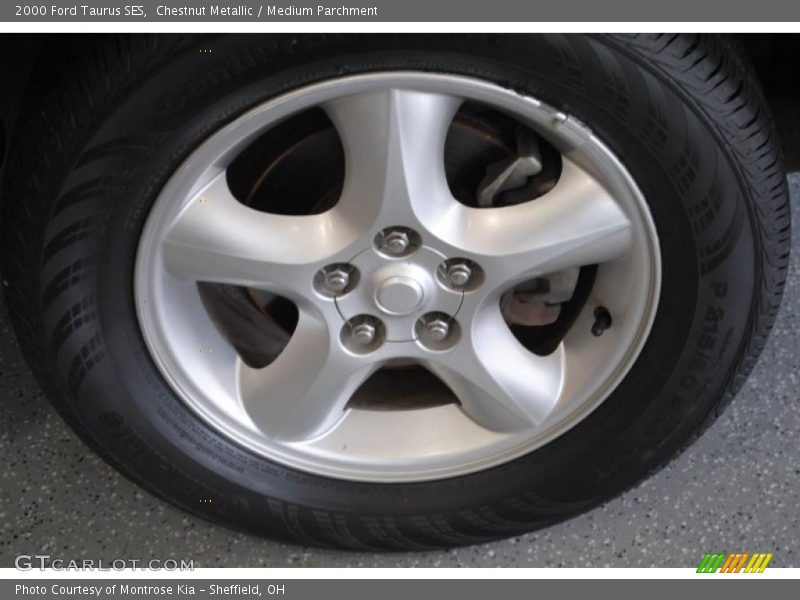 Chestnut Metallic / Medium Parchment 2000 Ford Taurus SES