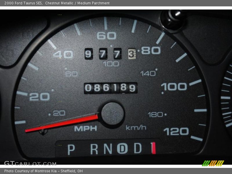 Chestnut Metallic / Medium Parchment 2000 Ford Taurus SES