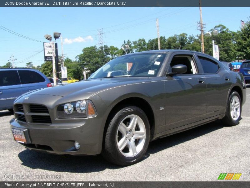 Dark Titanium Metallic / Dark Slate Gray 2008 Dodge Charger SE