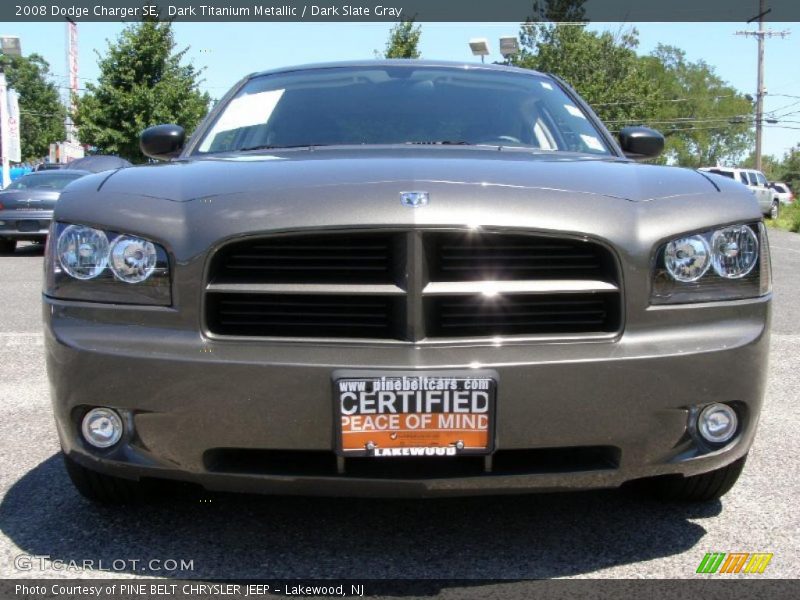 Dark Titanium Metallic / Dark Slate Gray 2008 Dodge Charger SE