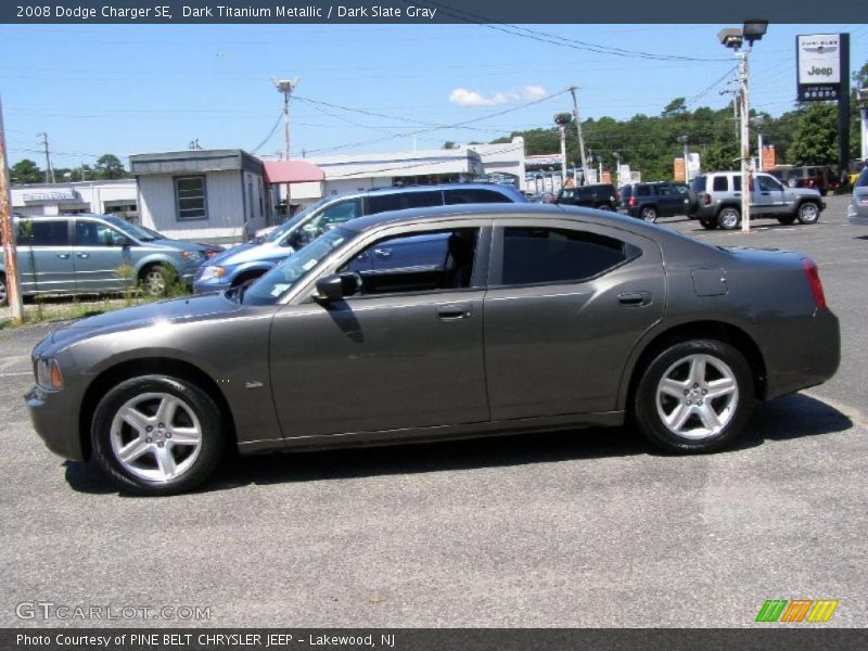 Dark Titanium Metallic / Dark Slate Gray 2008 Dodge Charger SE