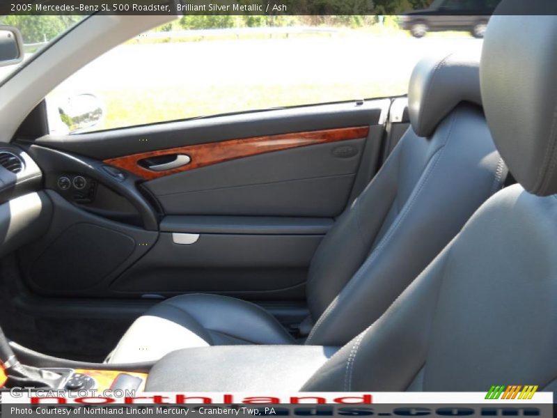 Brilliant Silver Metallic / Ash 2005 Mercedes-Benz SL 500 Roadster