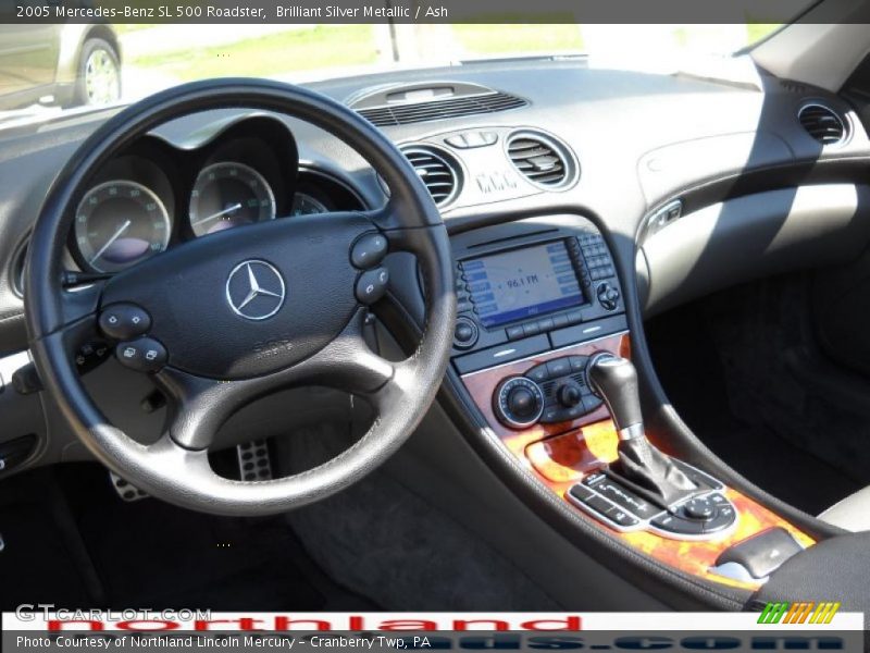 Brilliant Silver Metallic / Ash 2005 Mercedes-Benz SL 500 Roadster