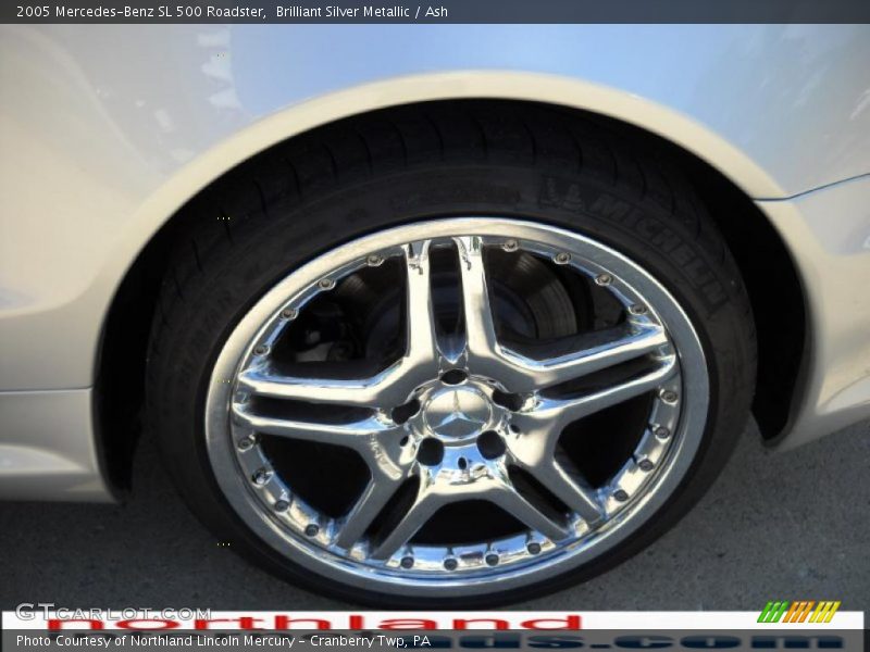 Brilliant Silver Metallic / Ash 2005 Mercedes-Benz SL 500 Roadster