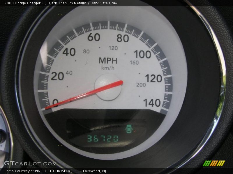 Dark Titanium Metallic / Dark Slate Gray 2008 Dodge Charger SE