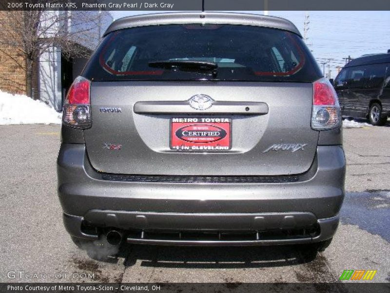 Phantom Gray Pearl / Dark Gray 2006 Toyota Matrix XRS