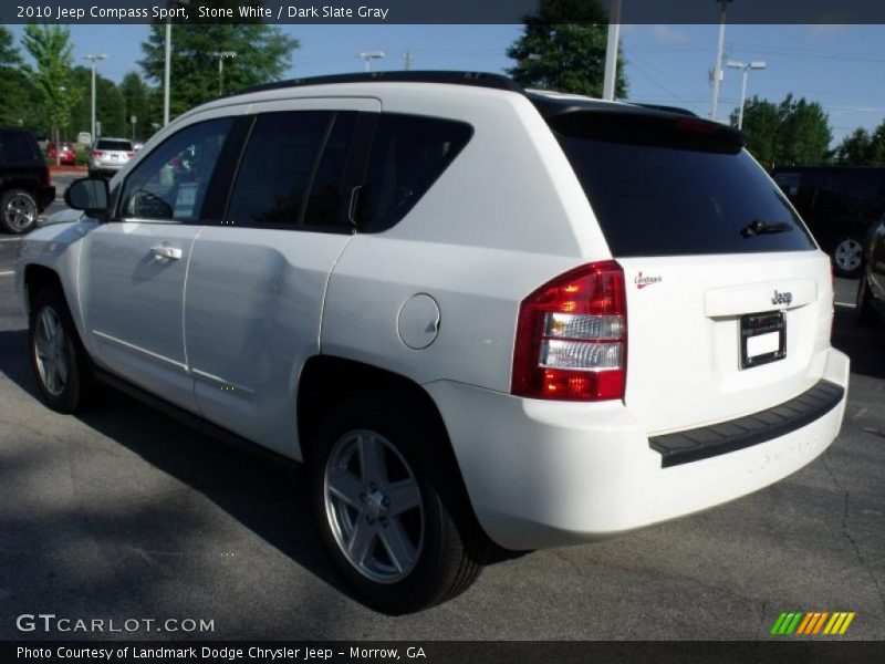 Stone White / Dark Slate Gray 2010 Jeep Compass Sport
