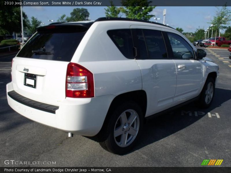 Stone White / Dark Slate Gray 2010 Jeep Compass Sport