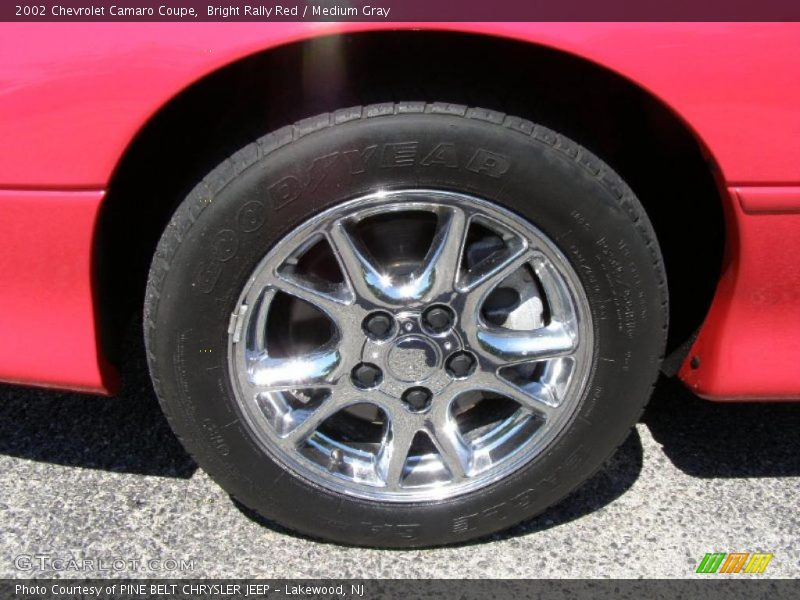 Bright Rally Red / Medium Gray 2002 Chevrolet Camaro Coupe