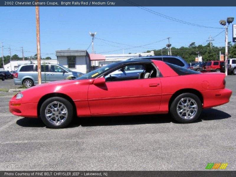 Bright Rally Red / Medium Gray 2002 Chevrolet Camaro Coupe