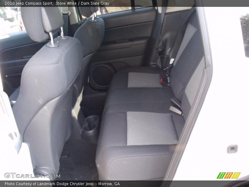 Stone White / Dark Slate Gray 2010 Jeep Compass Sport