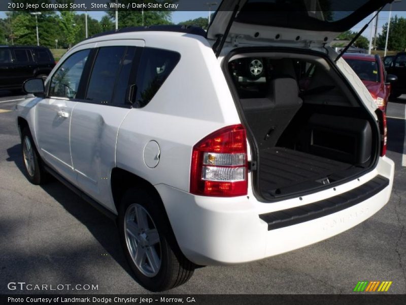 Stone White / Dark Slate Gray 2010 Jeep Compass Sport