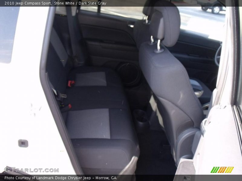 Stone White / Dark Slate Gray 2010 Jeep Compass Sport