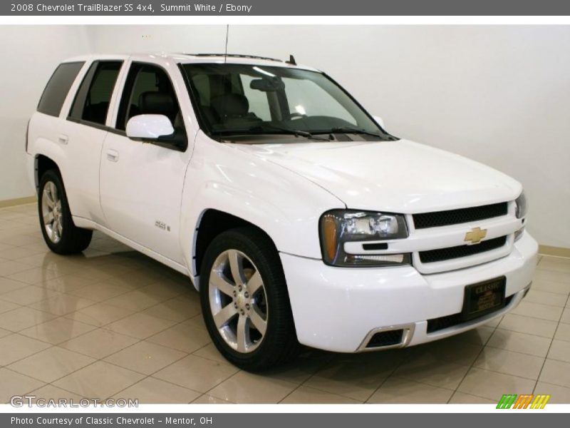 Summit White / Ebony 2008 Chevrolet TrailBlazer SS 4x4