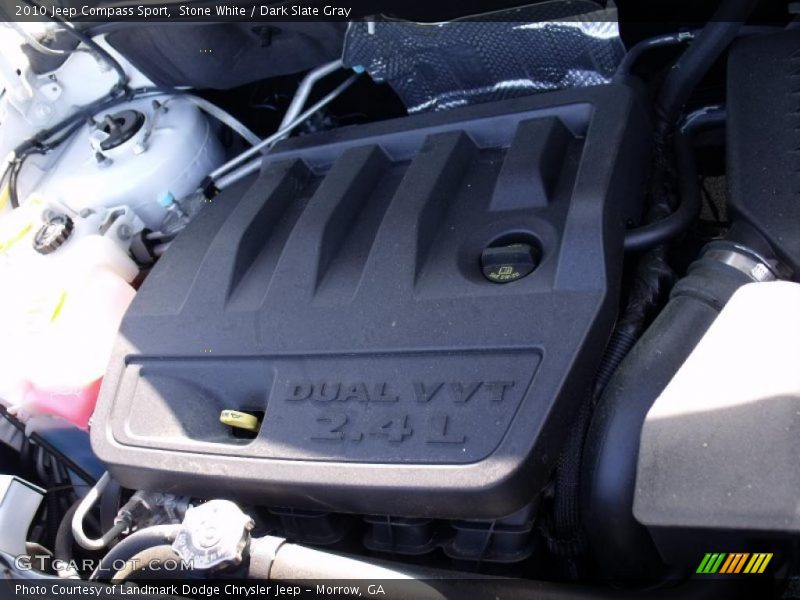 Stone White / Dark Slate Gray 2010 Jeep Compass Sport