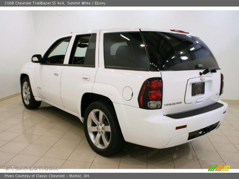 Summit White / Ebony 2008 Chevrolet TrailBlazer SS 4x4
