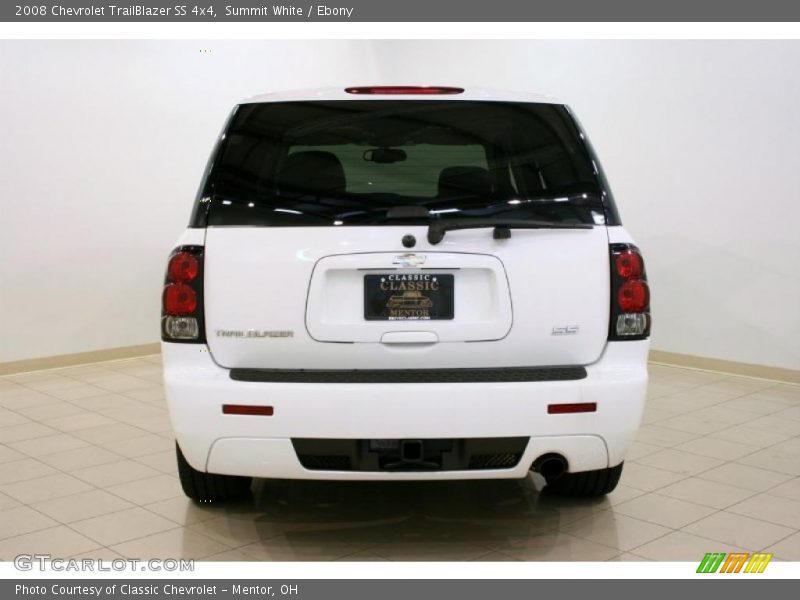 Summit White / Ebony 2008 Chevrolet TrailBlazer SS 4x4