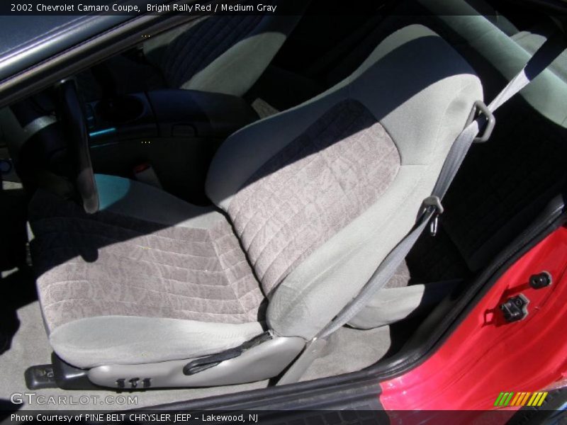 Bright Rally Red / Medium Gray 2002 Chevrolet Camaro Coupe