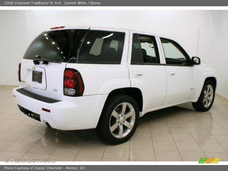 Summit White / Ebony 2008 Chevrolet TrailBlazer SS 4x4