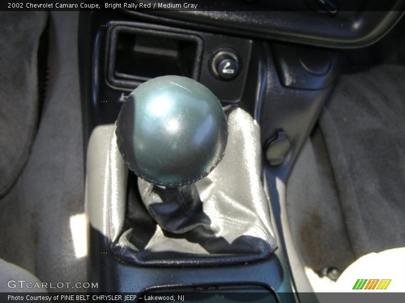 Bright Rally Red / Medium Gray 2002 Chevrolet Camaro Coupe