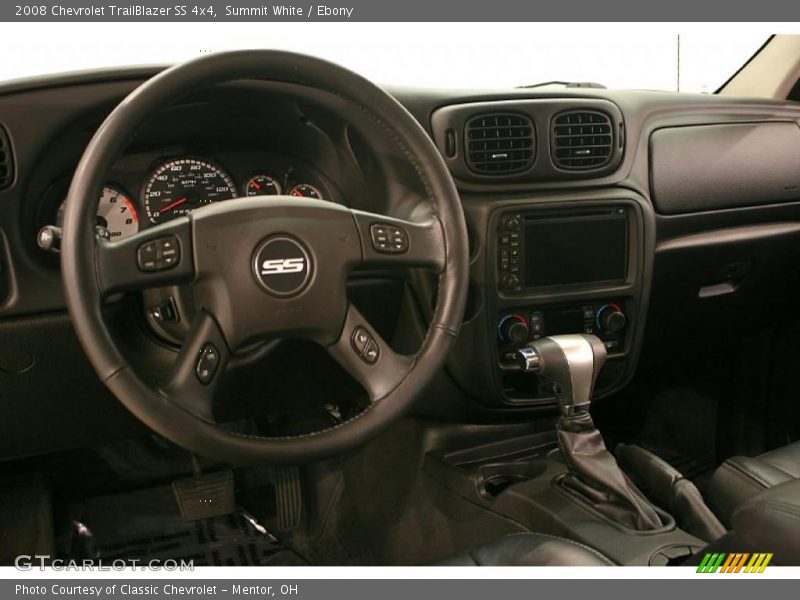 Summit White / Ebony 2008 Chevrolet TrailBlazer SS 4x4