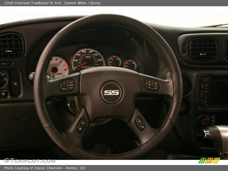 Summit White / Ebony 2008 Chevrolet TrailBlazer SS 4x4