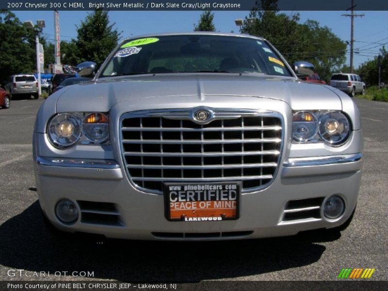 Bright Silver Metallic / Dark Slate Gray/Light Graystone 2007 Chrysler 300 C HEMI