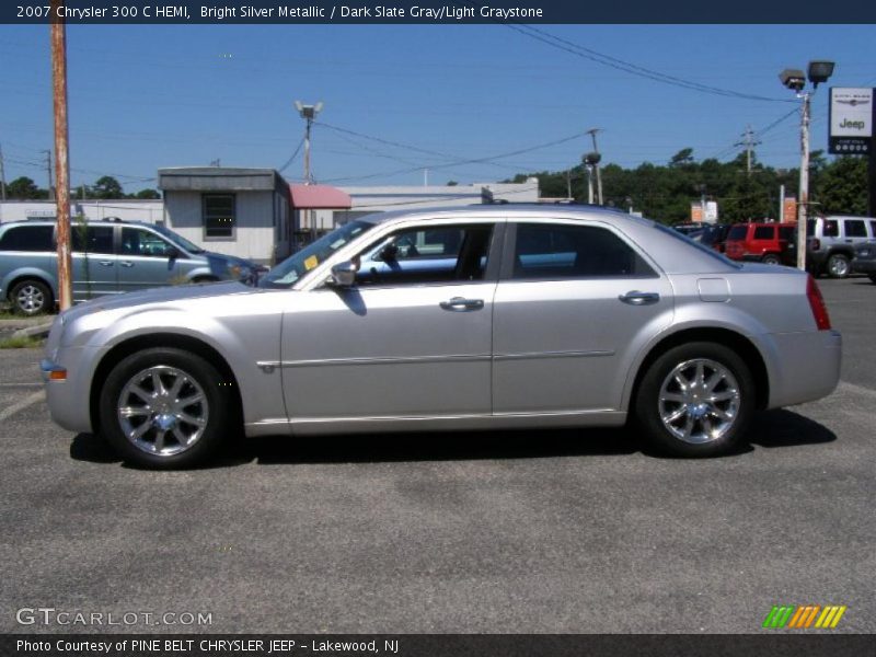 Bright Silver Metallic / Dark Slate Gray/Light Graystone 2007 Chrysler 300 C HEMI
