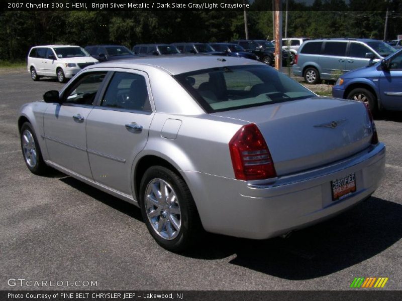 Bright Silver Metallic / Dark Slate Gray/Light Graystone 2007 Chrysler 300 C HEMI