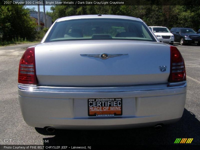 Bright Silver Metallic / Dark Slate Gray/Light Graystone 2007 Chrysler 300 C HEMI