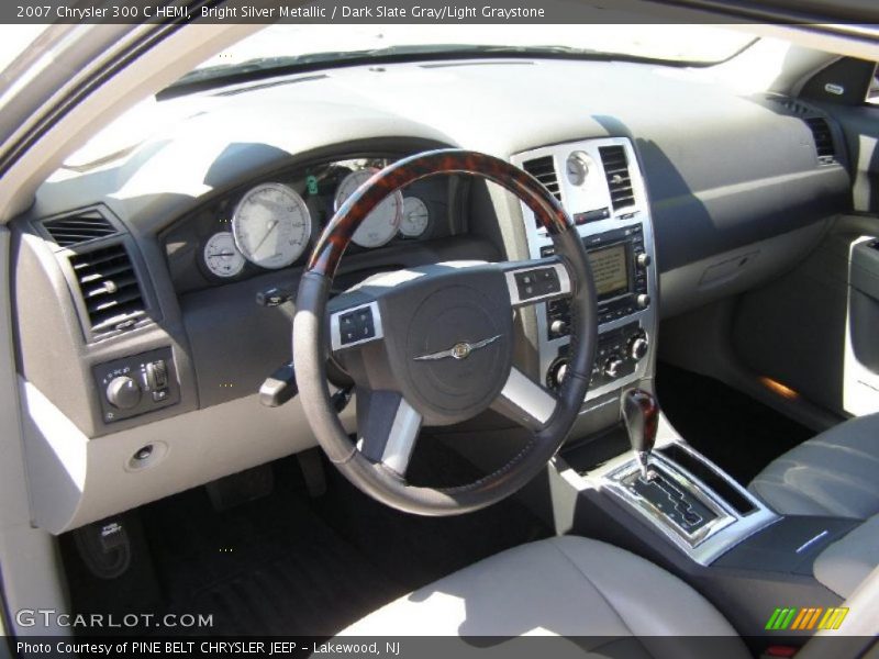 Bright Silver Metallic / Dark Slate Gray/Light Graystone 2007 Chrysler 300 C HEMI