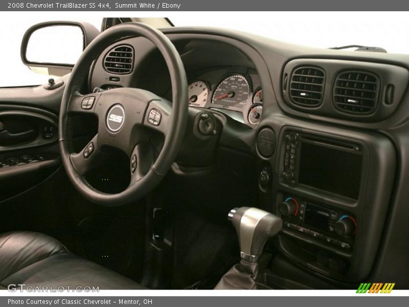 Summit White / Ebony 2008 Chevrolet TrailBlazer SS 4x4