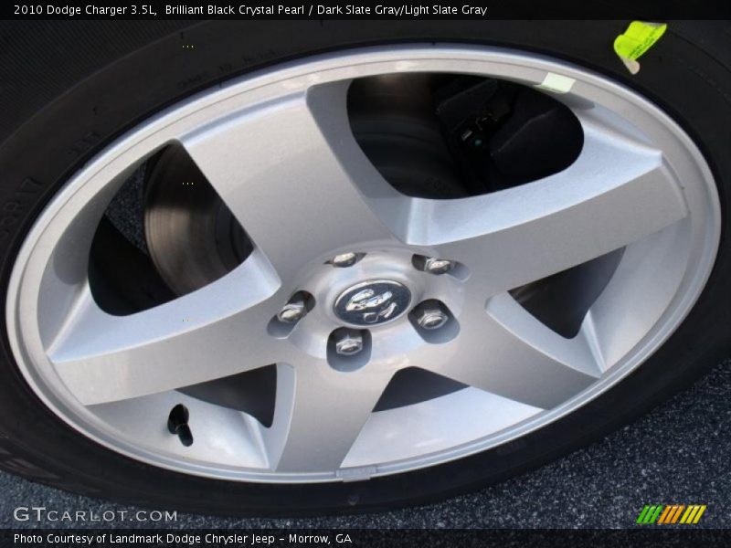 Brilliant Black Crystal Pearl / Dark Slate Gray/Light Slate Gray 2010 Dodge Charger 3.5L
