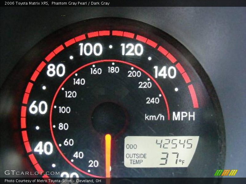 Phantom Gray Pearl / Dark Gray 2006 Toyota Matrix XRS