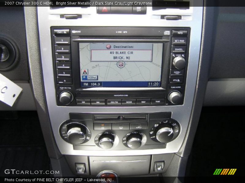 Bright Silver Metallic / Dark Slate Gray/Light Graystone 2007 Chrysler 300 C HEMI