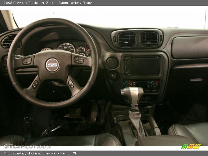 Summit White / Ebony 2008 Chevrolet TrailBlazer SS 4x4