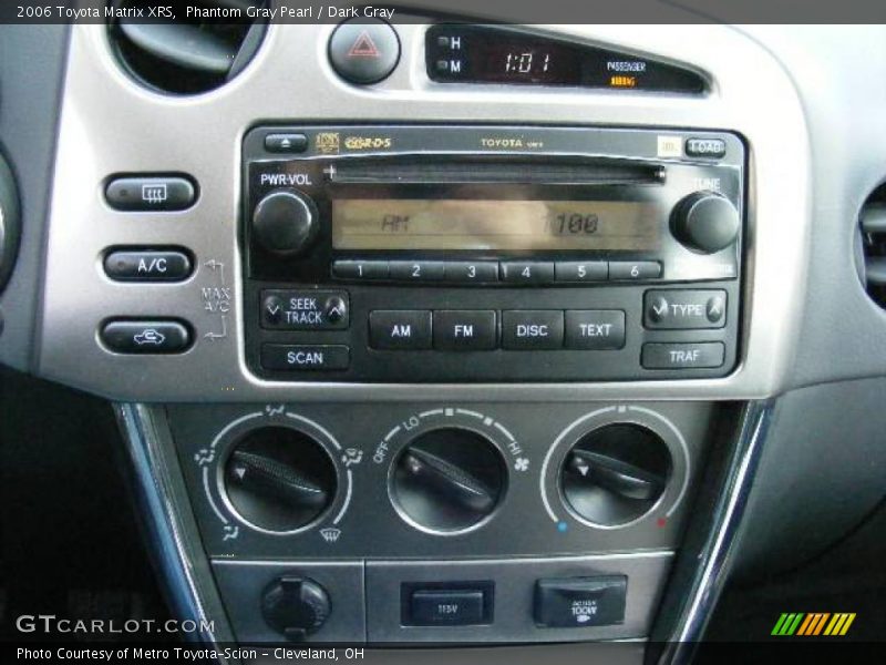 Phantom Gray Pearl / Dark Gray 2006 Toyota Matrix XRS